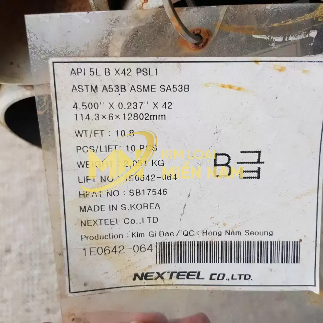 Thép ống đúc A53